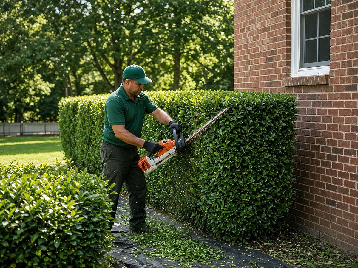 Hedge & Shrub Trimming in Houston